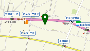 リハビリホームグランダ府中白糸台の地図画像