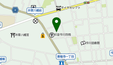 グランダ西荻窪の地図画像