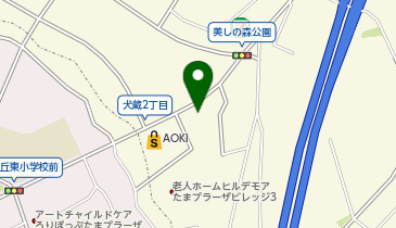 グランダたまプラーザの地図画像