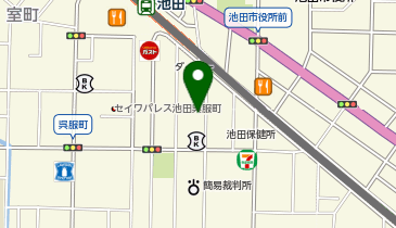 リハビリホームグランダ池田満寿美町の地図画像