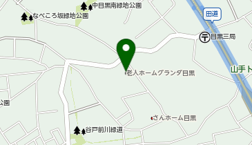 メディカルホームグランダ目黒の地図画像