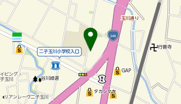 アリア二子玉川の地図画像