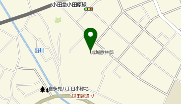 成城歐林邸の地図画像