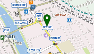 メディカルホームグランダ広島東荒神の地図画像