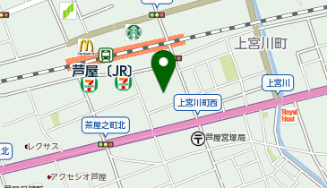 グランダ芦屋の地図画像