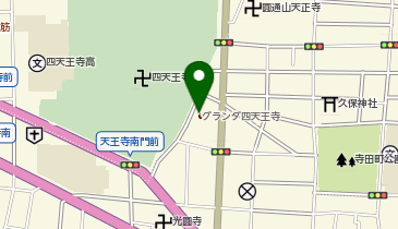 グランダ四天王寺の地図画像