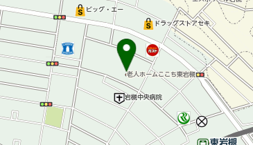 メディカルホームここち東岩槻の地図画像