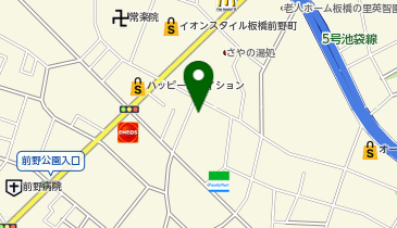 リハビリホームグランダ板橋前野町の地図画像