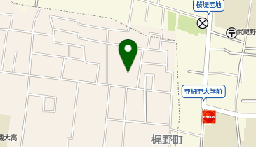 グランダ東小金井の地図画像