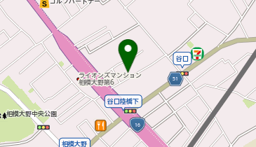 リハビリホームボンセジュール相模大野の地図画像