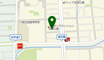 まどか名城公園の地図画像
