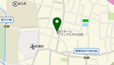 メディカル・リハビリホームグランダときわ台南の地図画像