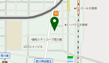 リハビリホームグランダ徳川の地図画像
