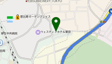 アリア恵比寿の地図画像