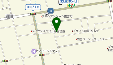 グランダ上杉雨宮弐番館の地図画像