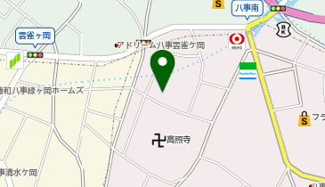 アリア八事の地図画像