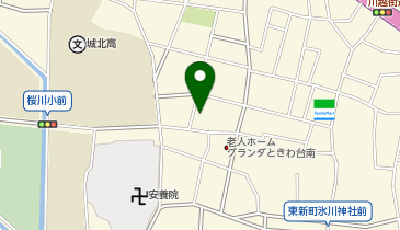 まどかときわ台南の地図画像