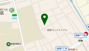 メディカルホームグランダ西新の地図画像