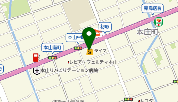 ママのリフォーム ライフ本山店の地図画像