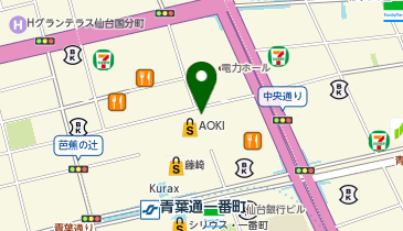 ママのリフォーム 仙台一番町おおまち店の地図画像