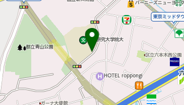 オーマイグラス東京 六本木店の地図画像