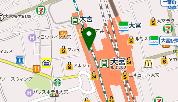 【9/19オープン】オーマイグラス 大宮店の地図画像