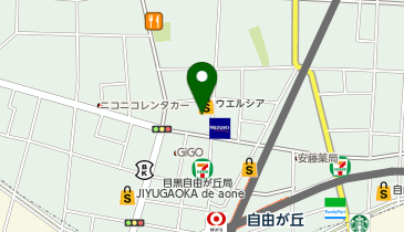 メガネのオーマイグラス MAISON OPTICAL 自由が丘の地図画像