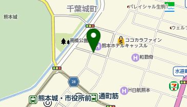 オーマイグラス 熊本店の地図画像