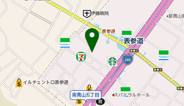 オーマイグラス東京 青山店の地図画像