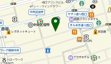 オーマイグラス 福岡天神店の地図画像