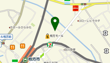 ラーメン大戦争 枚方店の地図画像