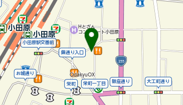 横浜家系ラーメン 町田商店 小田原店の地図画像
