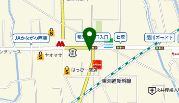 横浜家系ラーメン 町田商店 鴨宮店の地図画像