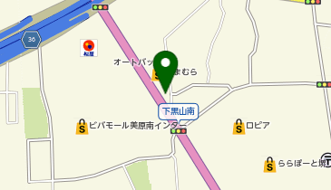 横浜家系ラーメン 町田商店 美原黒山店の地図画像