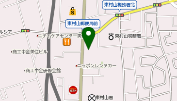 横浜家系ラーメン 町田商店 東村山店の地図画像