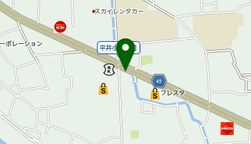 横浜家系ラーメン 町田商店 岡山平井店の地図画像