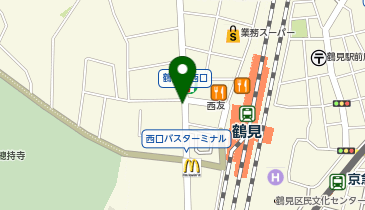 ラーメン豚山 鶴見店の地図画像
