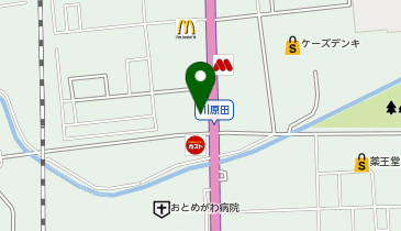 横浜家系ラーメン 町田商店 水沢店の地図画像