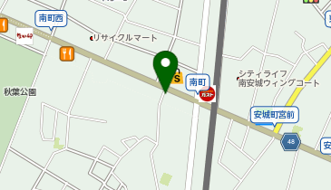 横浜家系ラーメン 町田商店 安城店の地図画像