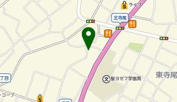 横浜家系ラーメン 町田商店 横浜北寺尾店の地図画像