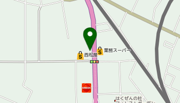 横浜家系ラーメン 町田商店 館林店の地図画像