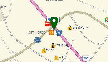 横浜家系ラーメン 町田商店 本庄店の地図画像