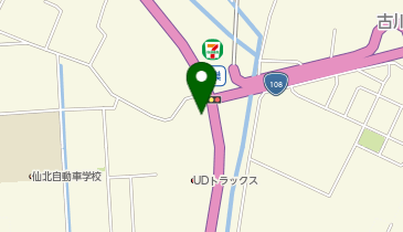 横浜家系ラーメン 町田商店 大崎古川店の地図画像