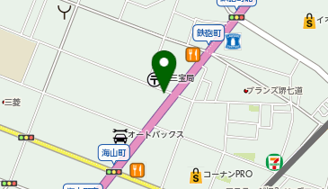 横浜家系ラーメン 町田商店 堺三宝町店の地図画像