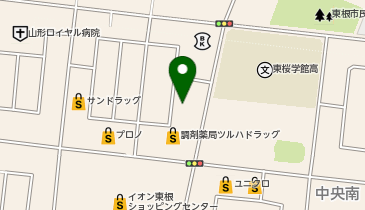 横浜家系ラーメン 町田商店 東根店の地図画像