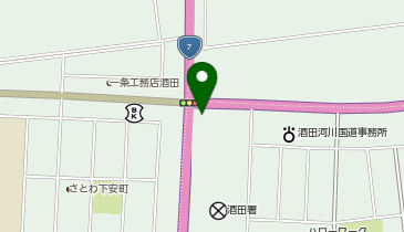 横浜家系ラーメン 町田商店 酒田店の地図画像