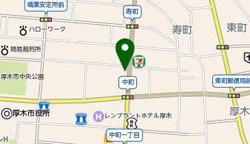 ラーメン豚山 本厚木店の地図画像