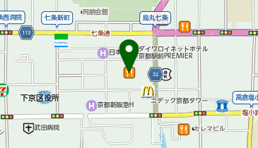 開運館E&E 京都ヨドバシ鑑定所の地図画像