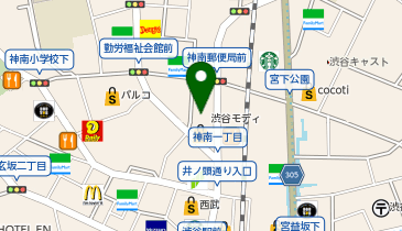 開運館E&E 渋谷モディ鑑定所の地図画像