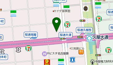 パタゴニア 名古屋の地図画像